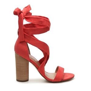 Call It Spring Defuria Sandal Orange Faux Suede 7M
